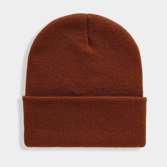 Solid Unisex Beanie Autumn Winter Wool Blends Soft Warm Knitted Cap Men Women SkullCap Hats Gorro Ski Caps 24 Colors Beanies AExp