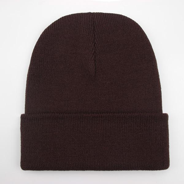 Solid Unisex Beanie Autumn Winter Wool Blends Soft Warm Knitted Cap Men Women SkullCap Hats Gorro Ski Caps 24 Colors Beanies AExp