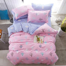 Solstice Cartoon Pink Flamingo Bedding Sets 3/4pcs Geometric Pattern Bed Linings Duvet Cover Bed Sheet Pillowcases Cover Set JadeMoghul Inc. 