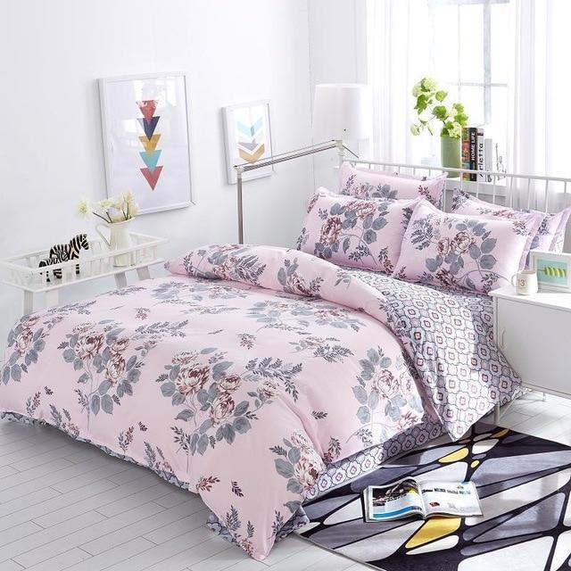 Solstice Cotton Pastoral Flower Cartoon Style Fashion Bedding Bed Linen Bed Sheet Duvet Cover Pillowcase 4pcs Bedding Sets/Queen-27-Full-JadeMoghul Inc.