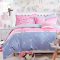 Solstice Purple Pastoral Flowers Style 4pcs Bedding Set Cotton Bed Cover Bed Sheet Duvet Cover Pillowcase Bed Linen Bedclothes-14-Twin2-JadeMoghul Inc.