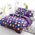 Solstice Purple Pastoral Flowers Style 4pcs Bedding Set Cotton Bed Cover Bed Sheet Duvet Cover Pillowcase Bed Linen Bedclothes-26-Twin2-JadeMoghul Inc.
