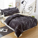 Solstice Purple Pastoral Flowers Style 4pcs Bedding Set Cotton Bed Cover Bed Sheet Duvet Cover Pillowcase Bed Linen Bedclothes-8-Twin2-JadeMoghul Inc.