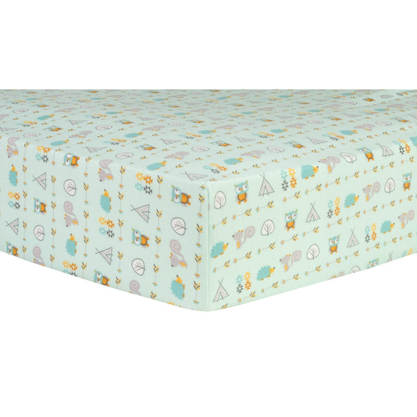 Southwest Adventures Deluxe Flannel Fitted Crib Sheet-WHIM-U-JadeMoghul Inc.