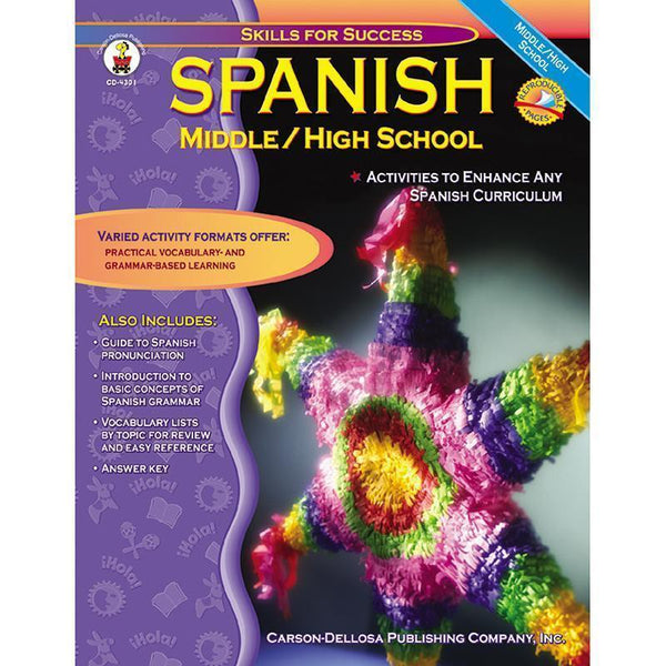 SPANISH MIDDLE/HIGH SCHOOL-Learning Materials-JadeMoghul Inc.