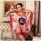 SpaRogerss Nightgowns Sleepshirts 2017 Plus Size Silk Lady Sleepwear Dressing Gown Female Home Brand Bathrobe Intimissimi YT7348 AExp