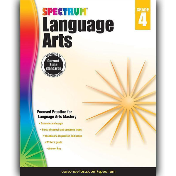 SPECTRUM LANGUAGE ARTS GR 4-Learning Materials-JadeMoghul Inc.