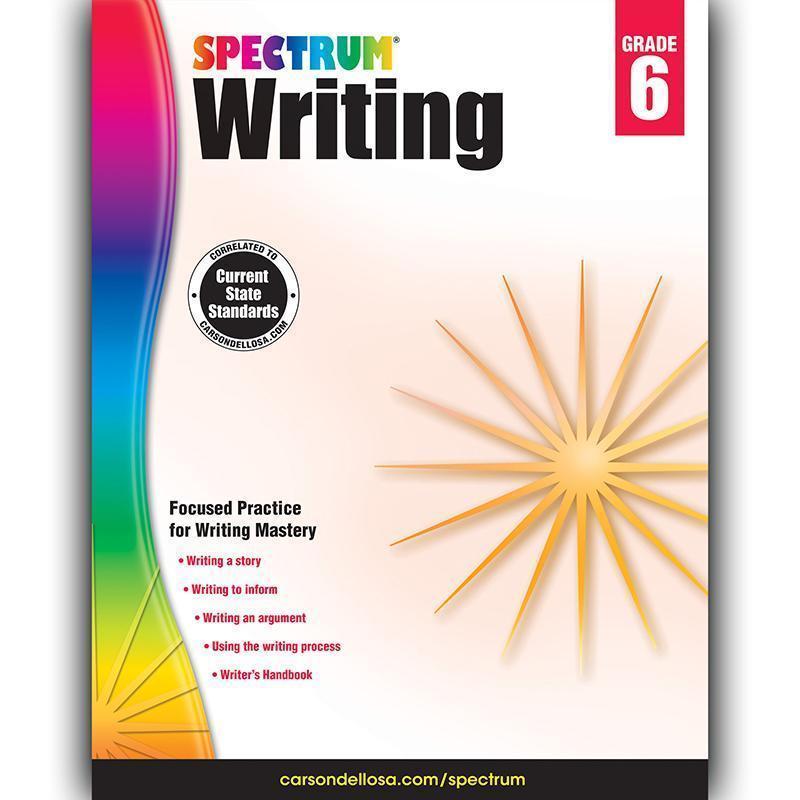 SPECTRUM WRITING GR 6-Learning Materials-JadeMoghul Inc.