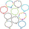 SPEECH/THOUGHT BUBBLES ACCENTS-Learning Materials-JadeMoghul Inc.