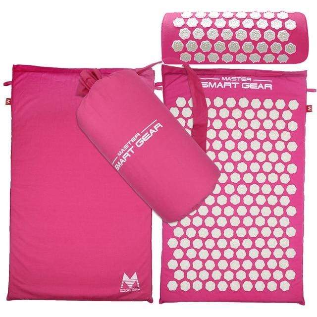 Spike Mat Acupressure Mat, Massage Mat Acupuncture Pillow Set Yoga Mat Needle Relieve Back, Neck and Sciatic Pain, Relax Muscles JadeMoghul Inc. 