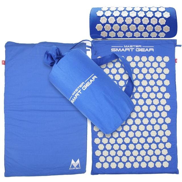 Spike Mat Acupressure Mat, Massage Mat Acupuncture Pillow Set Yoga Mat Needle Relieve Back, Neck and Sciatic Pain, Relax Muscles JadeMoghul Inc. 
