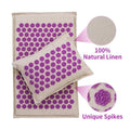 Spike Mat Acupressure Mat, Massage Mat Acupuncture Pillow Set Yoga Mat Needle Relieve Back, Neck and Sciatic Pain, Relax Muscles JadeMoghul Inc. 