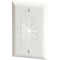 Split Plate with Flexible Opening (White)-Cables, Connectors & Accessories-JadeMoghul Inc.