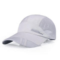 Sport running caps Adjustable outdoor visor cap summer sun hat breathable mesh hat Baseball mesh caps-as photo 3-One Size-JadeMoghul Inc.