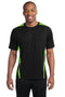 Sport-Tek Colorblock PosiCharge Competitor Tee. ST351-Activewear-Black/ Lime Shock-4XL-JadeMoghul Inc.
