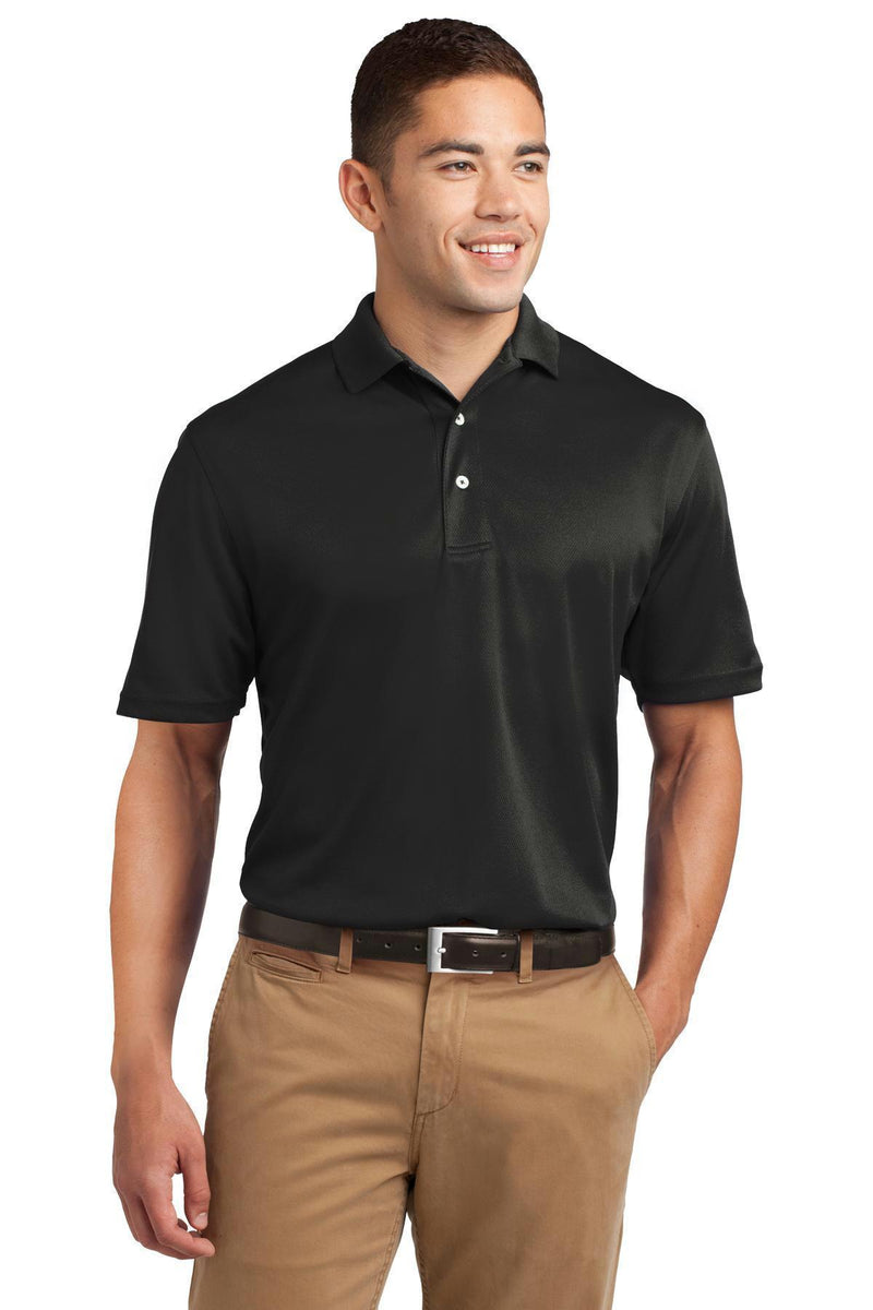 Sport-Tek Dri-Mesh Polo. K469-Polos/knits-Black-4XL-JadeMoghul Inc.