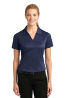 Sport-Tek Ladies Dri-Mesh V-Neck Polo. L469-Polos/knits-Navy-XS-JadeMoghul Inc.