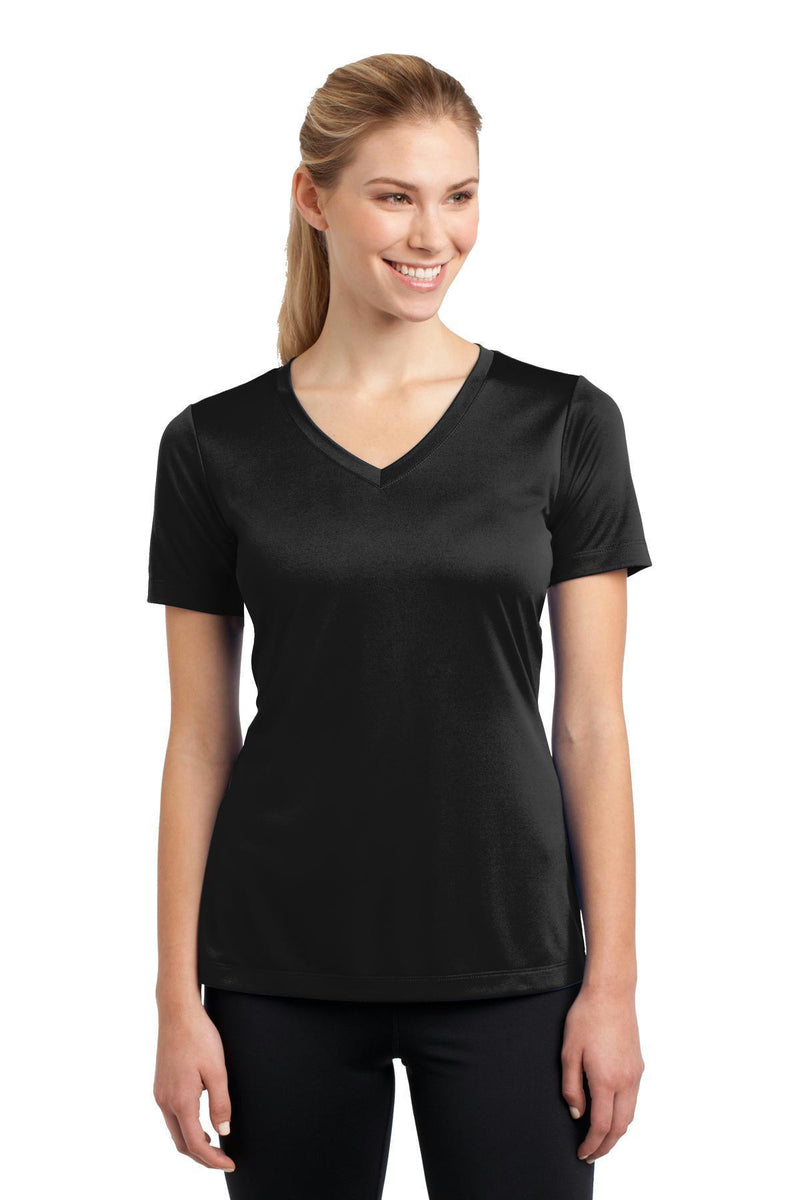 Sport-Tek Ladies PosiCharge Competitor V-Neck Tee. LST353-Ladies-Black-4XL-JadeMoghul Inc.