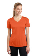 Sport-Tek Ladies PosiCharge Competitor V-Neck Tee. LST353-Ladies-Deep Orange-4XL-JadeMoghul Inc.