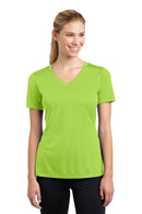 Sport-Tek Ladies PosiCharge Competitor V-Neck Tee. LST353-Ladies-Lime Shock-4XL-JadeMoghul Inc.