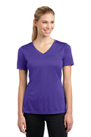 Sport-Tek Ladies PosiCharge Competitor V-Neck Tee. LST353-Ladies-Purple-4XL-JadeMoghul Inc.