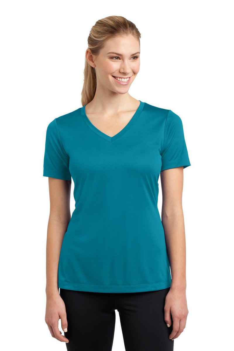 Sport-Tek Ladies PosiCharge Competitor V-Neck Tee. LST353-Ladies-Tropic Blue-4XL-JadeMoghul Inc.