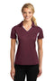 Sport-Tek Ladies Side Blocked Micropique Sport-Wick Polo. LST655-Polos/knits-Maroon/White-4XL-JadeMoghul Inc.