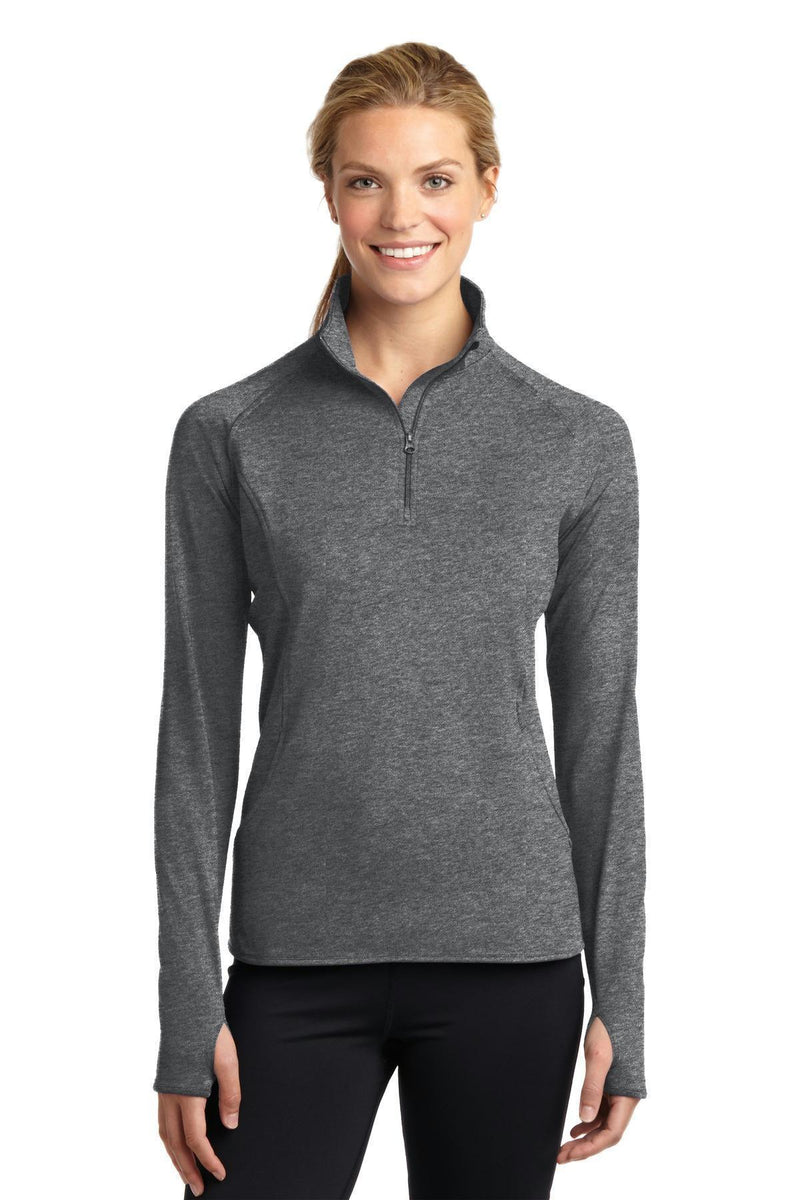 Sport-Tek Ladies Sport-Wick Stretch 1/2-Zip Pullover. LST850-Sweatshirts/fleece-True Royal-L-JadeMoghul Inc.