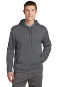 Sport-Tek Sport-Wick Fleece Hooded Pullover. F244-Sweatshirts/fleece-Dark Smoke Grey-4XL-JadeMoghul Inc.