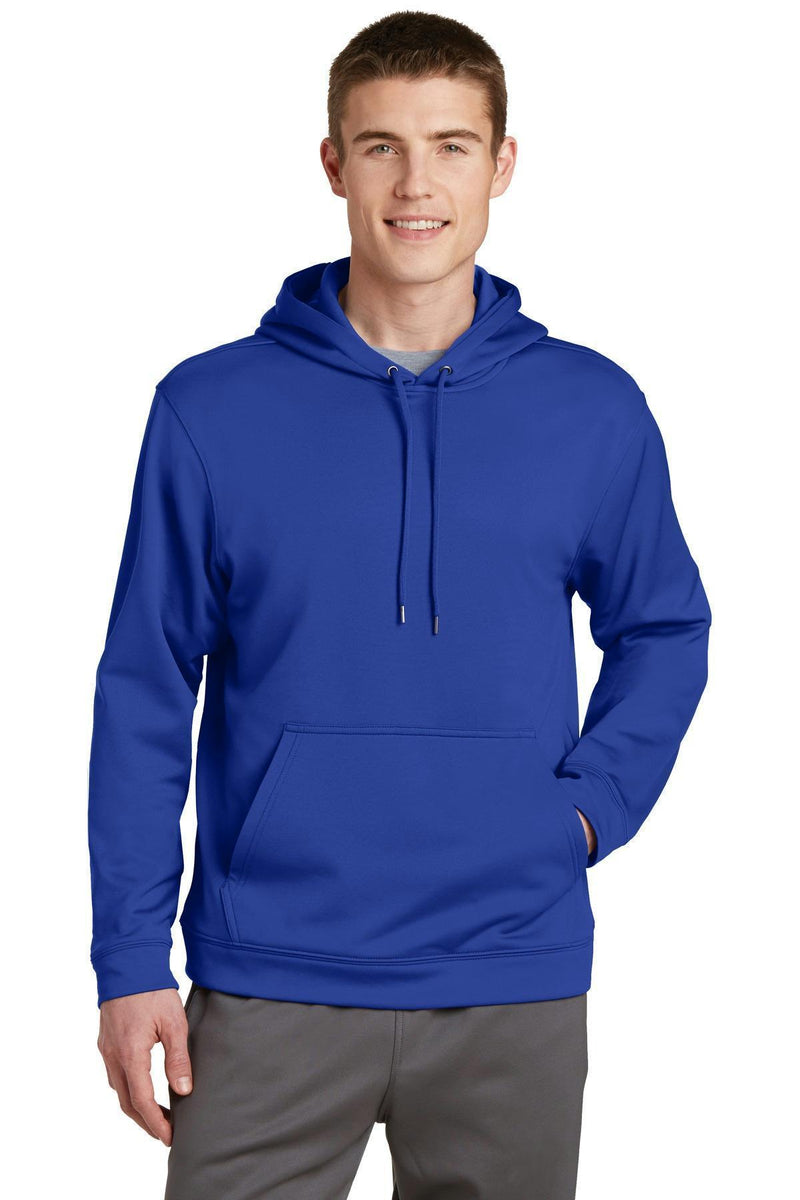 Sport-Tek Sport-Wick Fleece Hooded Pullover. F244-Sweatshirts/fleece-True Royal-4XL-JadeMoghul Inc.