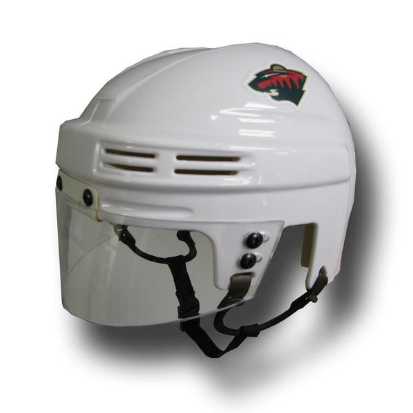 Sporting Goods Official NHL Licensed Mini Player Helmets - Minnesota Wild (White) SportStar Athletics