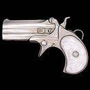 Sports Accessories - Derringer Pistol Enameled Belt Buckle-Jewelry & Accessories,Buckles,Enameled Buckles,-JadeMoghul Inc.