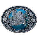 Sports Accessories - Eagle/Western Scroll Enameled Belt Buckle-Jewelry & Accessories,Buckles,Enameled Buckles,-JadeMoghul Inc.