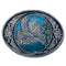 Sports Accessories - Eagle/Western Scroll Enameled Belt Buckle-Jewelry & Accessories,Buckles,Enameled Buckles,-JadeMoghul Inc.