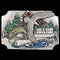 Sports Accessories - Idaho Eagle and Mountain Enameled Belt Buckle-Jewelry & Accessories,Buckles,Enameled Buckles,-JadeMoghul Inc.