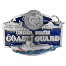Sports Accessories - US Coast Guard Enameled Belt Buckle-Jewelry & Accessories,Buckles,Enameled Buckles,-JadeMoghul Inc.