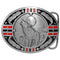 Sports Accessories - Wolf Enameled Belt Buckle-Jewelry & Accessories,Buckles,Enameled Buckles,-JadeMoghul Inc.
