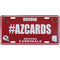Sports Automotive Accessories NFL - Arizona Cardinals Hashtag License Plate JM Sports-7