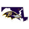 Sports Automotive Accessories NFL - Baltimore Ravens Home State 11 Inch Magnet JM Sports-7
