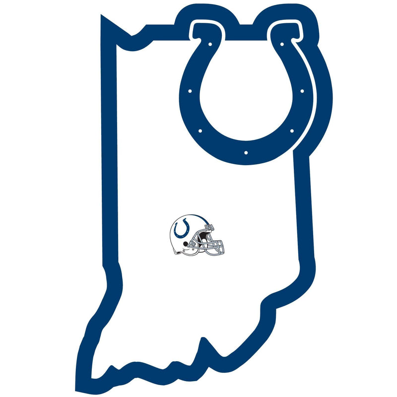 Sports Automotive Accessories NFL - Indianapolis Colts Home State Decal JM Sports-7