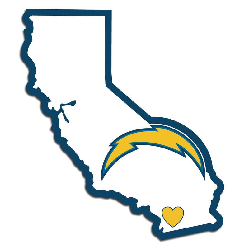 Sports Automotive Accessories NFL - Los Angeles Chargers Home State Decal JM Sports-7