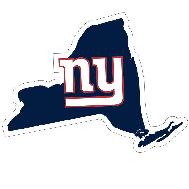 Sports Automotive Accessories NFL - New York Giants Home State 11 Inch Magnet JM Sports-7