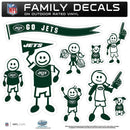 Sports Automotive Accessories NFL - New York Jets Family Decal Set Large JM Sports-7