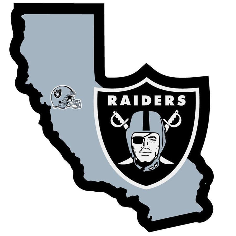Sports Automotive Accessories NFL - Oakland Raiders Home State Decal JM Sports-7