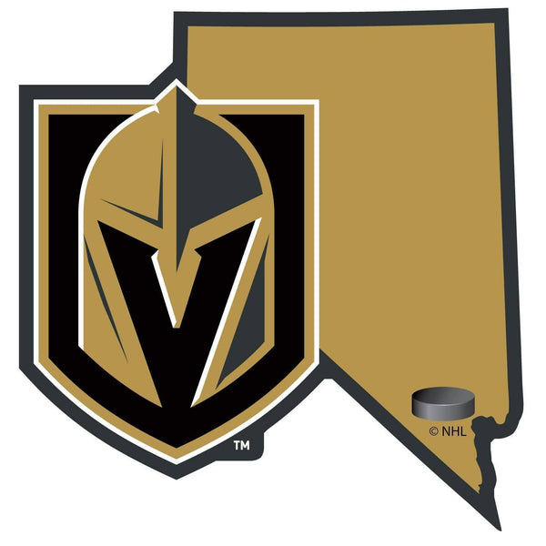 Sports Automotive Accessories NHL - Las Vegas Golden Knights Home State 11 Inch Magnet JM Sports-7