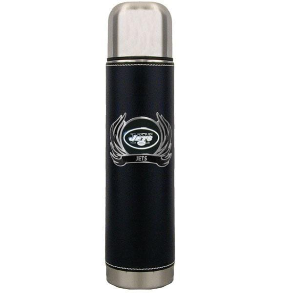 Sports Beverage Ware NFL - New York Jets Thermos with Flame Emblem JM Sports-16