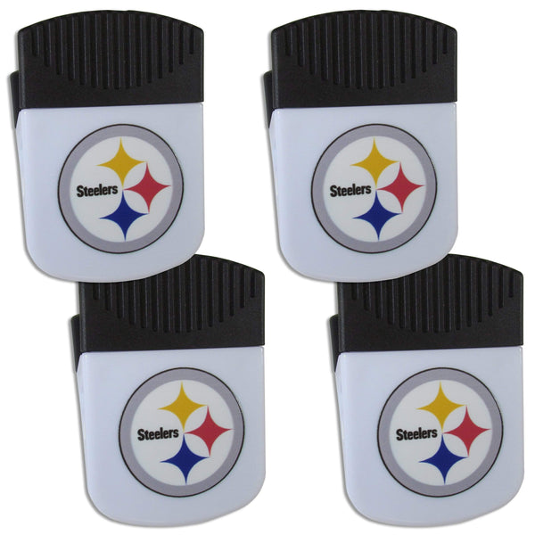 Sports Cool Stuff NFL - Pittsburgh Steelers Chip Clip Magnet with Bottle Opener, 4 pack JM Sports-7