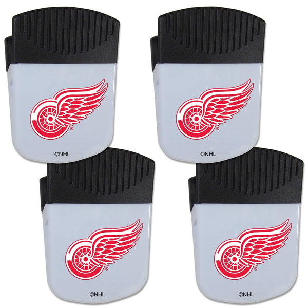 Sports Cool Stuff NHL - Detroit Red Wings Chip Clip Magnet with Bottle Opener, 4 pack JM Sports-7