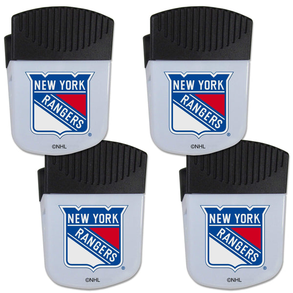 Sports Cool Stuff NHL - New York Rangers Chip Clip Magnet with Bottle Opener, 4 pack JM Sports-7