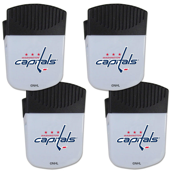 Sports Cool Stuff NHL - Washington Capitals Chip Clip Magnet with Bottle Opener, 4 pack JM Sports-7